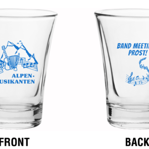 2 oz Shot Glass (Blue Logo)